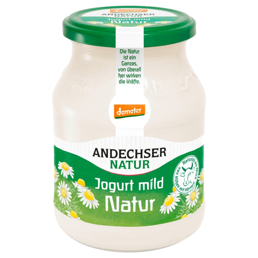 Andechser Demeter Bio Joghurt Mild 3,7% Fett 500g